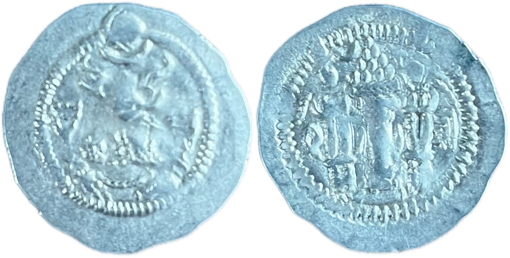 Mint State Hepathalite Huns Drachm ( White Huns)