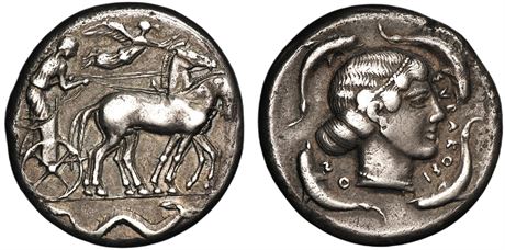 Sicily Syracuse Tetradrachm