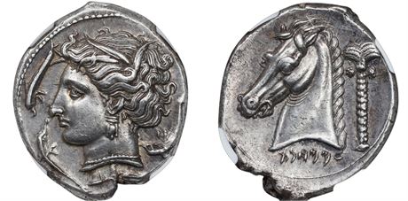 Punic Entella Tetradrachm