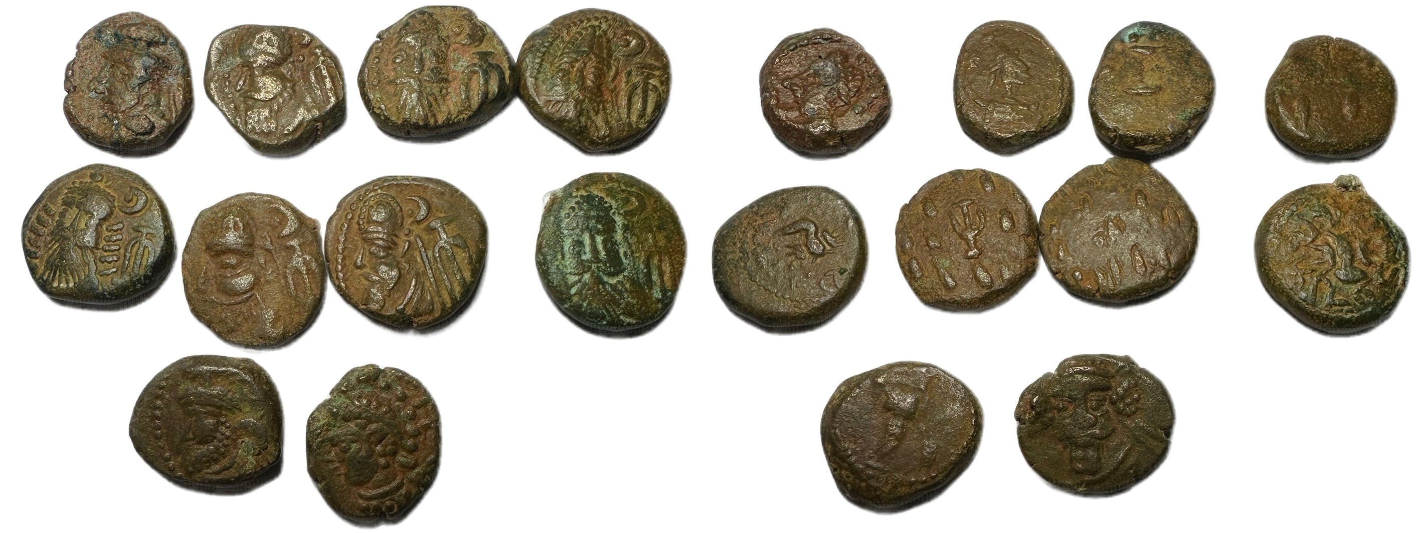 ORIENTAL GREEK. Elymais. Lot of ten (10) bronze issues.